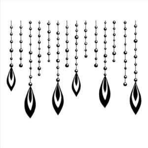 Black Beads Decoration svg/dxf file