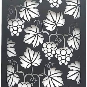 Grapes Leaves Panal dxf/svg file