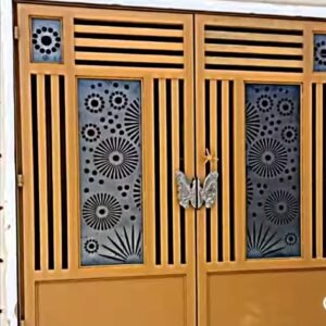 cnc Multiple Circle with Strips Cut Jali Design svg/dxf file