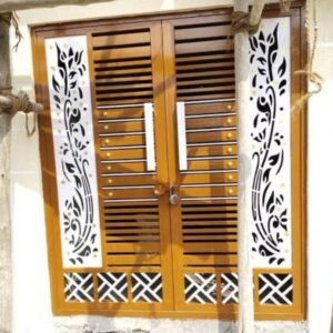 Cnc Curl Flower Cutting with leaf Design svg/dxf file