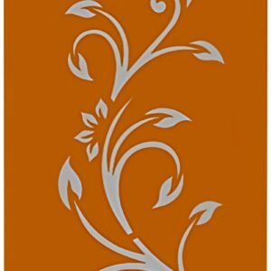 cnc Floral with Leaves Pattern Design svg/dxf file