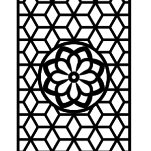 cnc Cube with Chakra Design svg/dxf file