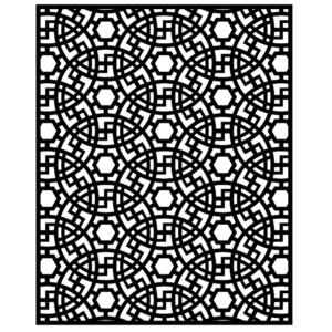 cnc Round Hexagon Grill Jali svg/dxf file