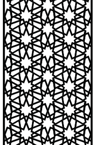 cnc Star Cut Pattern Grill Design svg/dxf file