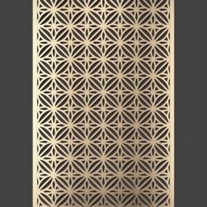 cnc Round Curl Cut Jali Design svg/dxf file