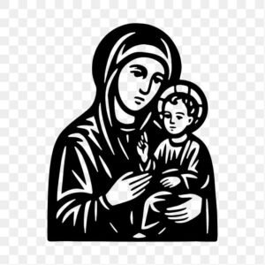 cnc baby Jesus jali svg/dxf file