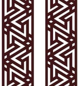 Laser Cut Triangle Jali svg/dxf file