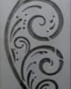 cnc curl swirl with dot jali svg/dxf file