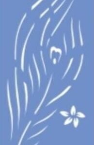 cnc feather with flower jali svg/dxf file