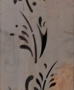 cnc flower with grass jali svg/dxf file