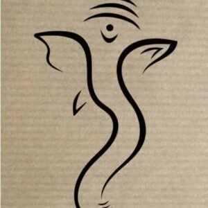 cnc ganpati wall art svg/dxf file