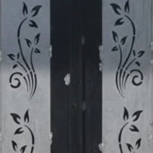 cnc ganpati with curl leaf jali svg/dxf file