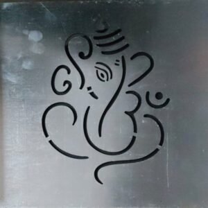 cnc ganpati jali svg/dxf file