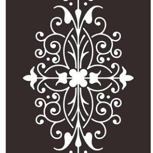 cnc Curl Freehand Design svg/dxf file