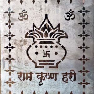 cnc kalash with om jali svg/dxf file