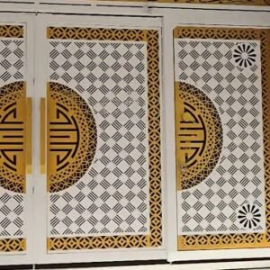 cnc Chakra with Border Strips Jali Design svg/dxf file