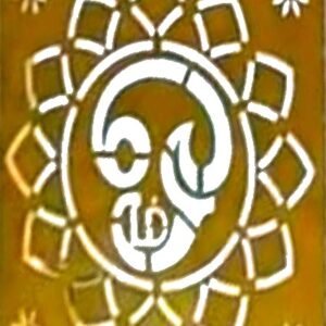 cnc tamil om jali svg/dxf file