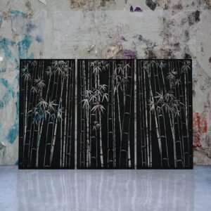 Cnc Bamboo Tree Pattern Design svg/dxf file