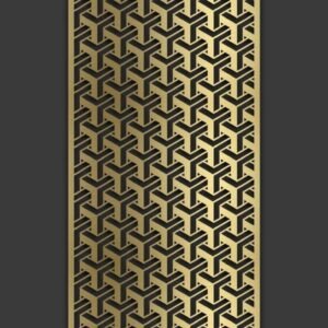 Cnc Hexagonal Shape Tri Cut Design svg/dxf file