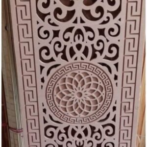 Cnc Chakra and Curl with Border Jali svg/dxf file