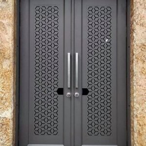 Metal Entrance Gate Design dxf/svg file