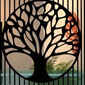 cnc Round shape Tree Cutting Design svg/dxf file
