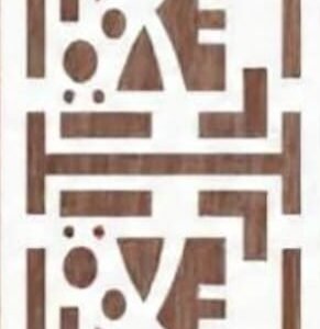 cnc abstract square with round jali svg/dxf file