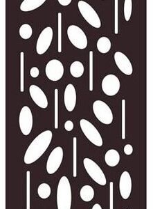 cnc circle with oval jali svg/dxf file