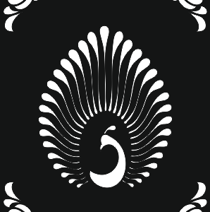 cnc curl peacock jali svg/dxf file