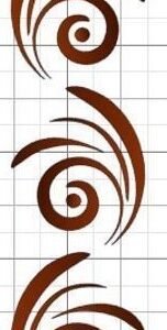 cnc curl with dot jali svg/dxf file