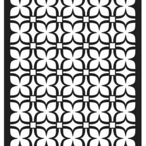 cnc fretwork geometric floral pattern svg/dxf file