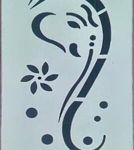 cnc ganpati with flower jali svg/dxf file