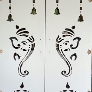 cnc ganpati with lamp jali svg/dxf file