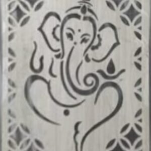 cnc intricate ganpati jali svg/dxf file