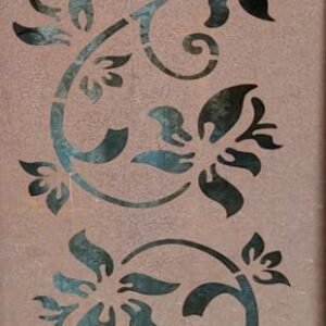 cnc leaf swirl jali svg/dxf file