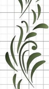 cnc leaves curl jali svg/dxf file