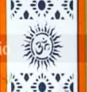 cnc om sun with geomatric jali svg/dxf file