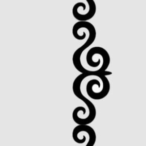 cnc ornamental scroll pattern svg/dxf file