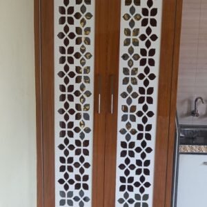 Floral Design Mandir Door dxf/svg file