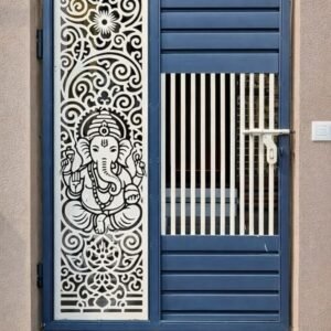 Ganesh With Design Main Gate svg/dxf file