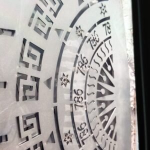 Cnc Full and Half Chakra with Flower and 786 svg/dxf file