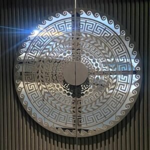 Cnc Chakra with Leaf and Mandala Art svg/dxf file