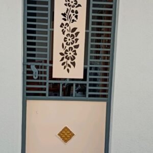 Rose Pattern Safety Iron Gate svg/dxf file