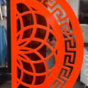 cnc Full and Half Chakra with Border svg/dxf file