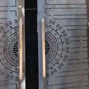 cnc Square strips with chakra door design svg/dxf file