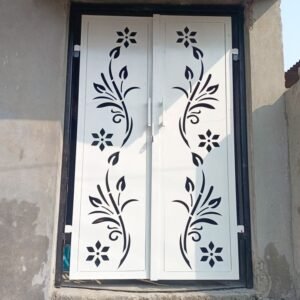 White Coated Iron Gate svg/dxf file