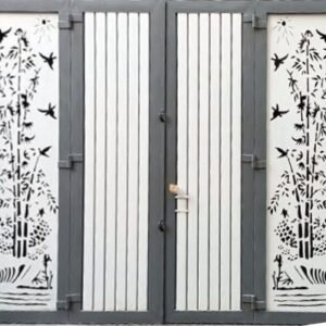 cnc bamboo with bird jali svg/dxf file