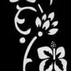 cnc butterfly with flower curl jali svg/dxf file