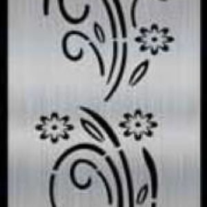 cnc flower with curl jali svg/dxf file
