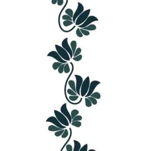 cnc lotus curl swirl jali svg/dxf file
